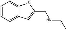 N-(1-苯并噻吩-2-基甲基)乙胺盐酸盐 结构式