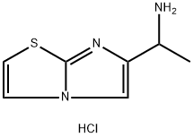(1-Imidazo[2,1-b][1,3]thiazol-6-ylethyl)amine dihydrochloride Structure