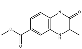Methyl 1,3-dimethyl-2-oxo-1,2,3,4-tetrahydroquinoxaline-6-carboxylate Structure