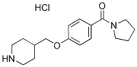 4-{[4-(吡咯烷-1-基羰基)苯氧基]甲基}哌啶盐酸盐,1332530-81-0,结构式