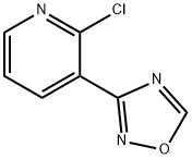 2-氯-3-(1,2,4-恶二唑-3-基)吡啶 结构式