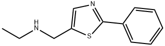 N-[(2-Phenyl-1,3-thiazol-5-yl)methyl]ethanamine dihydrochloride Struktur