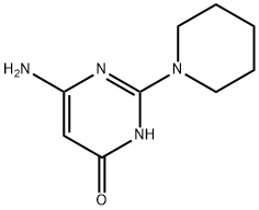 6-氨基-2-哌啶-1-基嘧啶-4(3H)-酮,76750-95-3,结构式