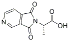 (2S)-2-(1,3-Dioxo-1,3-dihydro-2H-pyrrolo[3,4-c]-pyridin-2-yl)propanoic acid Struktur