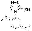 1-(2,5-二甲氧苯基)-1H-四唑-5-硫醇,,结构式
