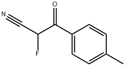2-Fluoro-3-(4-methylphenyl)-3-oxopropanenitrile Structure