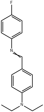 N-[4-(Diethylamino)benzylidene]-4-fluoroaniline Structure
