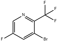 3-Bromo-5-fluoro-2-(trifluoromethyl)pyridine Structure