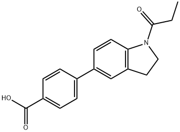 1243022-77-6 4-(1-丙酰-2,3-二氢-1H-吲哚-5-基)苯甲酸