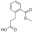 3-[2-(Methoxycarbonyl)phenyl]propanoic acid Structure