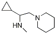 (1-Cyclopropyl-2-piperidin-1-ylethyl)methylamine Structure