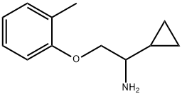 [1-Cyclopropyl-2-(2-methylphenoxy)ethyl]amine Structure
