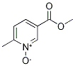 6-メチルニコチン酸メチル1-オキシド 化学構造式