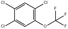 1,2,4-Trichloro-5-(trifluoromethoxy)benzene 化学構造式