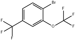 1-Bromo-2-(trifluoromethoxy)-4-(trifluoromethyl)benzene Struktur