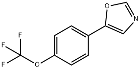 5-[4-(三氟甲氧基)苯基]-1,3-噁唑 结构式