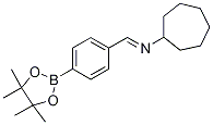 4-(Cycloheptyll)iminomethyl phenyl-boronic acid pinacol ester Structure