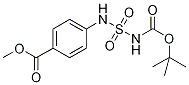 tert-Butyl 2,2-dioxo-3-[4-(methoxycarbonyl)phenyl]diazathiane-1-carboxylate Structure