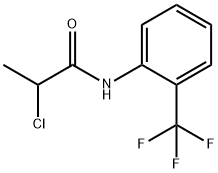 2-CHLORO-N-[2-(TRIFLUOROMETHYL)PHENYL]PROPANAMIDE Structure