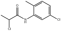 2-氯-N-(5-氯-2-甲基苯基)丙酰胺 结构式