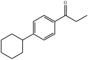 1-(4-环己基苯基)丙-1-酮 结构式