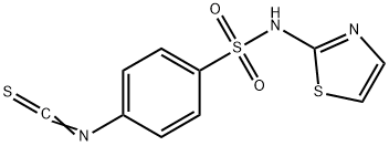 4-硫代异氰酸酯邻-N-(2-噻唑基)苯磺酰胺 结构式