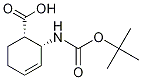 (1S:2R)-BOC-2-AMINOCYCLOHEX-3-ENE-CARBOXYLIC ACID 化学構造式
