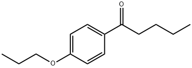 1-(4-丙氧芬基)戊-1-酮 结构式
