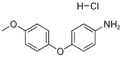 4-(4-メトキシフェノキシ)アニリン塩酸塩 化学構造式