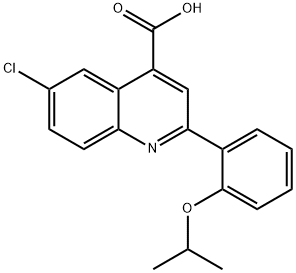 6-CHLORO-2-(2-ISOPROPOXYPHENYL)QUINOLINE-4-CARBOXYLIC ACID|6-氯-2-(2-异丙氧芬基)喹啉-4-羧酸