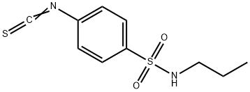 4-ISOTHIOCYANATO-N-PROPYLBENZENESULFONAMIDE 结构式