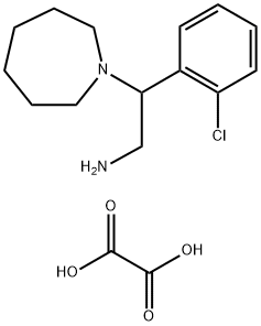 2-AZEPAN-1-YL-2-(2-CHLORO-PHENYL)-ETHYLAMINEHEMIOXALATE Struktur