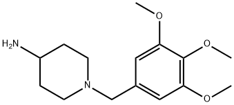 1-(3,4,5-TRIMETHOXYBENZYL)PIPERIDIN-4-AMINE Structure