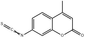 7-ISOTHIOCYANATO-4-METHYL-2H-CHROMEN-2-ONE,74802-03-2,结构式