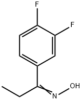 1-(3,4-difluorophenyl)propan-1-one oxime Structure
