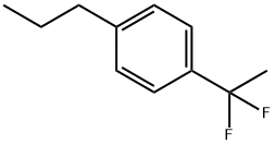 1-(1,1-二氟乙基)-4-丙基苯,1186195-15-2,结构式