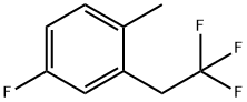 4-FLUORO-1-METHYL-2-(2,2,2-TRIFLUOROETHYL)BENZENE,1099598-13-6,结构式