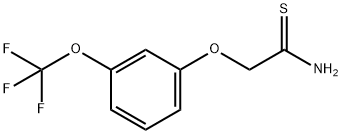 2-[3-(trifluoromethoxy)phenoxy]ethanethioamide Structure