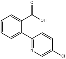 2-(5-chloro-2-pyridinyl)benzenecarboxylic acid Struktur