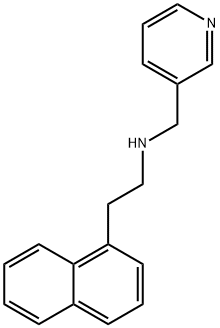2-(1-Naphthyl)-N-(3-pyridinylmethyl)-1-ethanamine Struktur