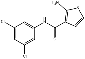 2-Amino-N-(3,5-dichlorophenyl)thiophene-3-carboxamide Structure