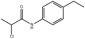2-氯-N-(4-乙基苯基)丙酰胺, 379254-96-3, 结构式