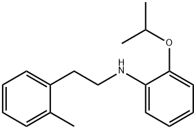 2-Isopropoxy-N-(2-methylphenethyl)aniline Structure