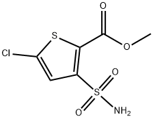 5-氯-3-氨磺酰噻吩-2-羧酸甲酯, 941239-79-8, 结构式