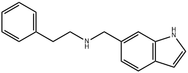 N-(1H-Indol-6-ylmethyl)-N-(2-phenylethyl)amine,1017791-19-3,结构式