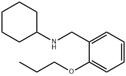 N-(2-Propoxybenzyl)cyclohexanamine 化学構造式