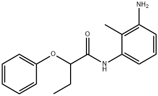 N-(3-Amino-2-methylphenyl)-2-phenoxybutanamide Struktur