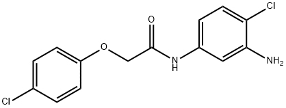 N-(3-Amino-4-chlorophenyl)-2-(4-chlorophenoxy)-acetamide 结构式