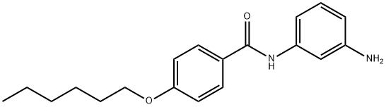 N-(3-Aminophenyl)-4-(hexyloxy)benzamide Structure