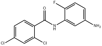 N-(5-Amino-2-fluorophenyl)-2,4-dichlorobenzamide,926225-90-3,结构式